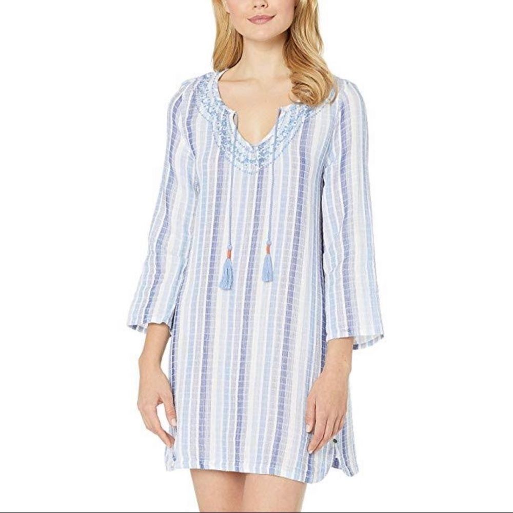 Hatley Tory Dress Women's Dress Windowpane Blue